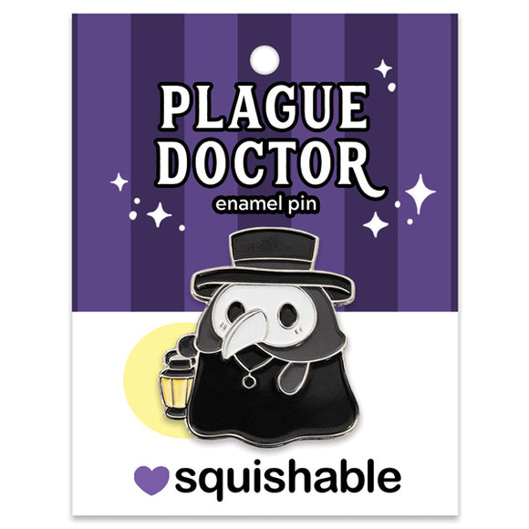 Squishable Plague Doctor Enamel Pin