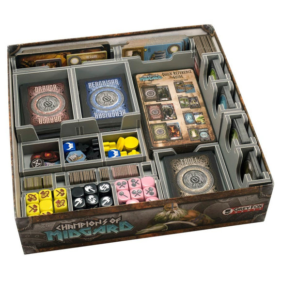 Folded Space Board Game Organizer: Champions of Midgard – Little Shop of Magic