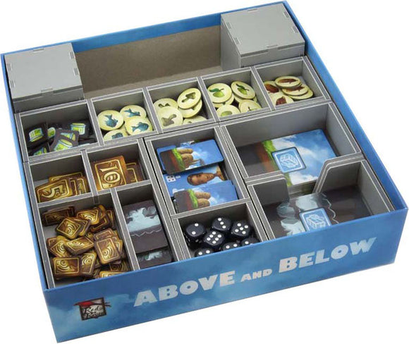 Folded Space Board Game Organizer: Above and Below