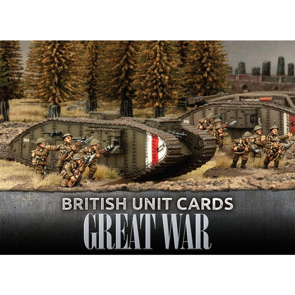 The Great War: British - Unit Cards