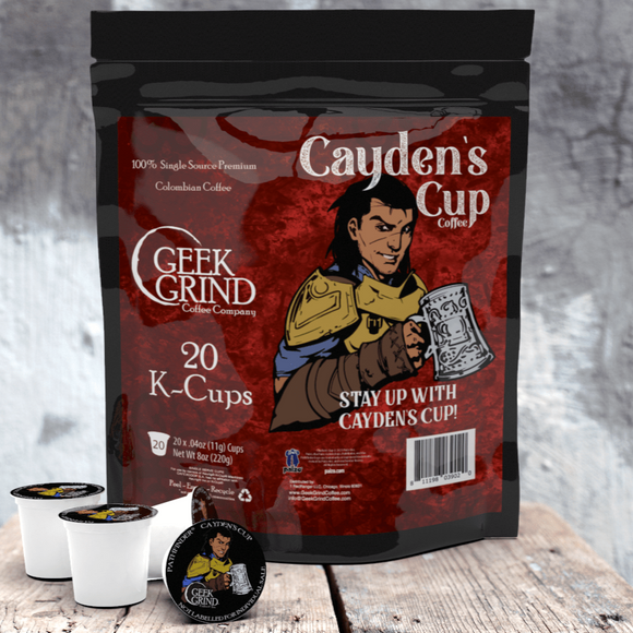Geek Grind Coffee: Pathfinder - Cayden's Cup (K-Cup Coffee Pod)