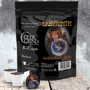 Geek Grind Coffee: Labyrinth - Goblin King's Elixir - Jareth's Roast (K-Cup Coffee Pod)