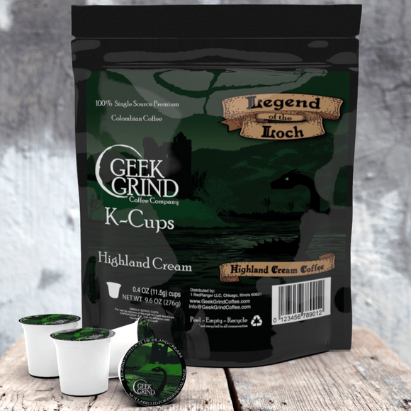 Geek Grind Coffee: Legend of the Loch (K-Cup Coffee Pod)