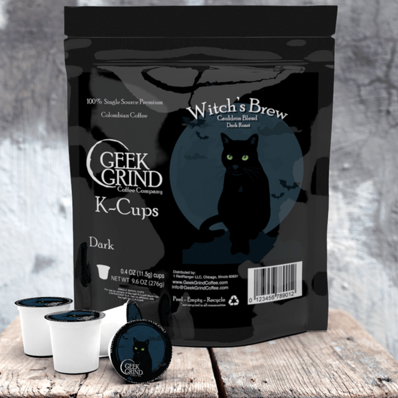 Geek Grind Coffee: Witch's Brew - Cauldron Blend (K-Cup Coffee Pod)