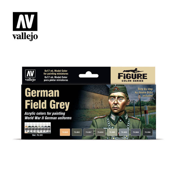 Model Color Set: German Field Grey Uniform (8)
