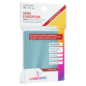 GameGenic PRIME Mini European-Sized Sleeves 46 x 71 mm - Ruby
