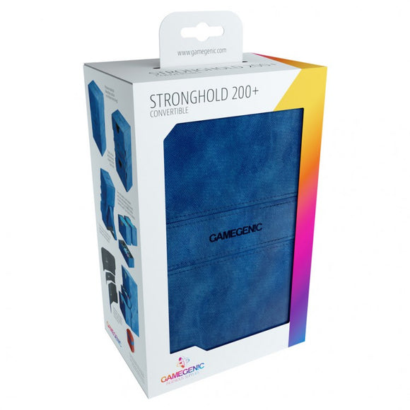 GameGenic Stronghold 200+ Card Convertible Deck Box: Blue