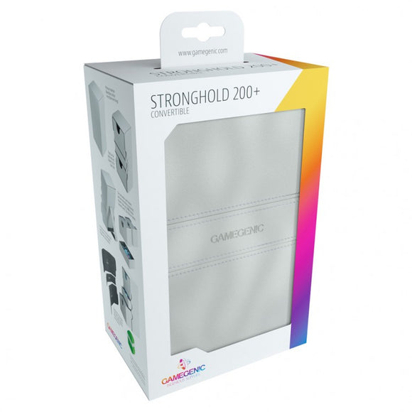 GameGenic Stronghold 200+ Card Convertible Deck Box: White