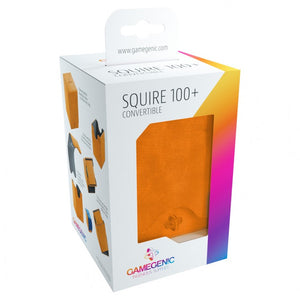 GameGenic Squire 100+ Card Convertible Deck Box: Orange