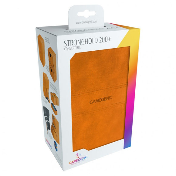 GameGenic Stronghold 200+ Card Convertible Deck Box: Orange