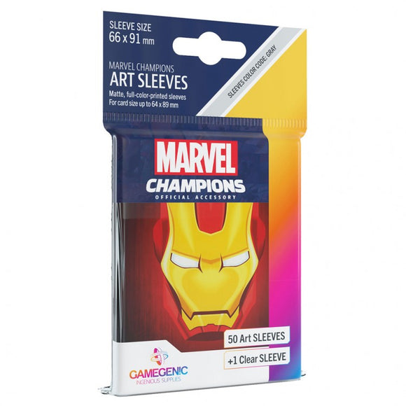 GameGenic Marvel Champions Art Sleeves - Iron Man
