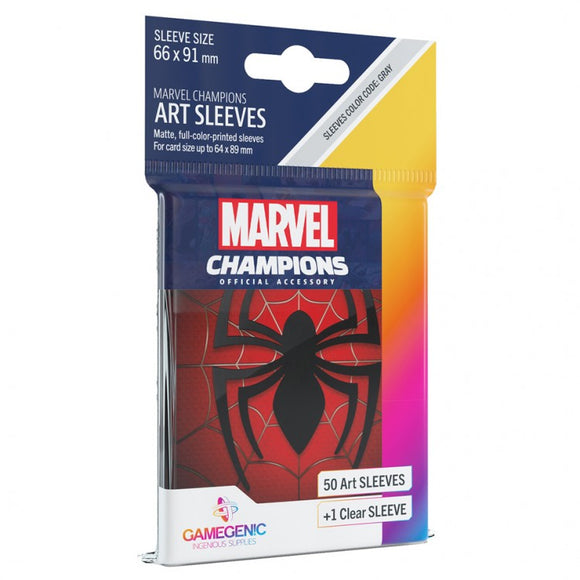 GameGenic Marvel Champions Art Sleeves - Spider-Man