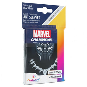 GameGenic Marvel Champions Art Sleeves - Black Panther