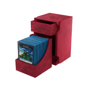 GameGenic Watchtower 100+ XL Card Convertible Deck Box: Red