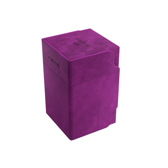 GameGenic Watchtower 100+ Card Convertible Deck Box - XL Purple