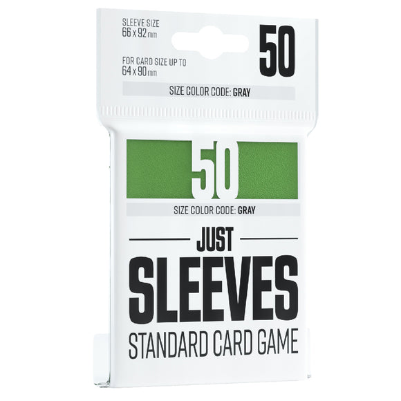 GameGenic Card Sleeves: Just Sleeves - Standard Card Game Green