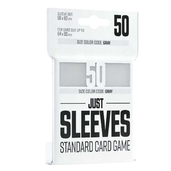 GameGenic Card Sleeves: Just Sleeves - Standard Card Game White