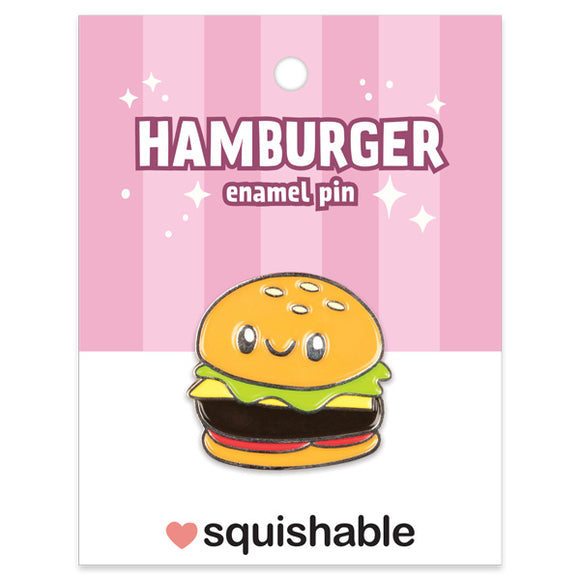 Squishable Comfort Food Hamburger Enamel Pin