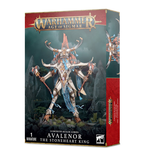 Warhammer: Lumineth Realm-lords - Avalenor, the Stoneheart King/Alarith Spirit of the Mountain