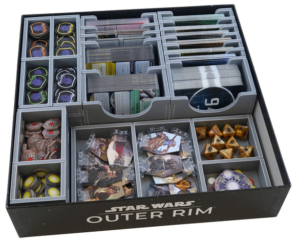 Folded Space Board Game Organizer: Star Wars Outer Rim & Expansion