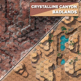 BattleTech Alien Worlds: Battle Mat - Crystalline Canyon/Badlands