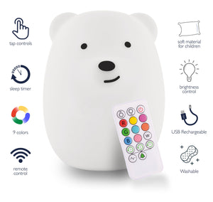 LumiPets Night Lamp Companion: Bear