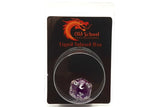 Old School Dice: D20 Liquid Infused - Metallic Purple