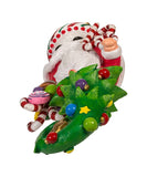 10" Jolly Jingles Tree Hat Gnome Table Piece