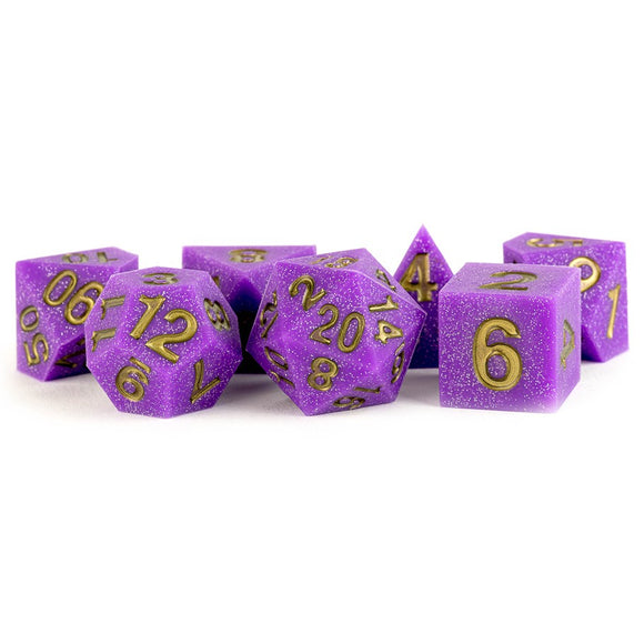 Metallic Dice Games: Sharp Edge Silicone Rubber Dice - Regal Ricochet (7)