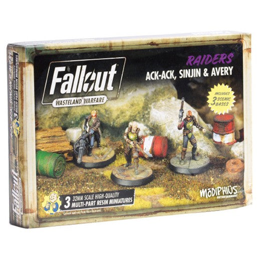Fallout: Wasteland Warfare - Raiders - Ack-Ack, Sinjin & Avery