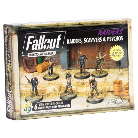 Fallout: Wasteland Warfare - Raiders - Raiders, Scavvers & Psychos