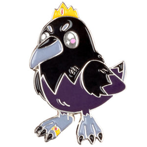 Squishable King Raven Enamel Pin