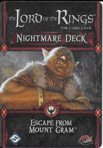 Lord of the Rings LCG: Escape from Mount Gram Nightmare Deck