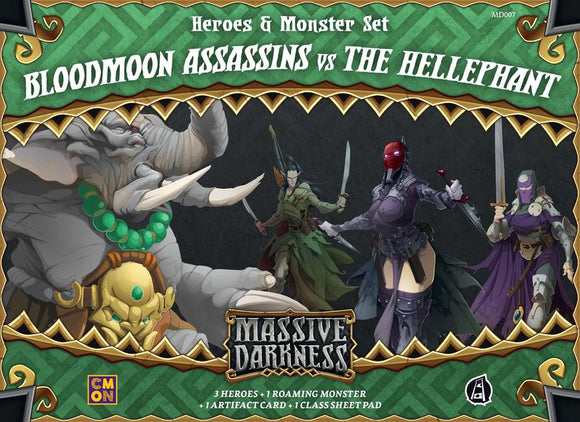 Massive Darkness: Bloodmoon Assassins vs the Helliphant