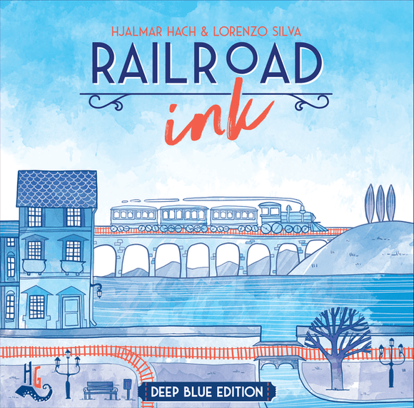 (Rental) Railroad Ink: Deep Blue Edition