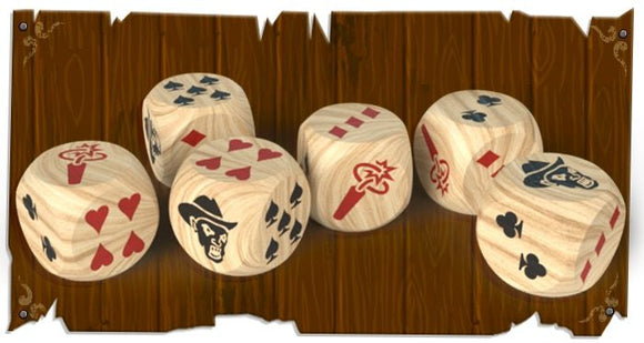 Zombicide: Undead or Alive – Wooden Dice Set