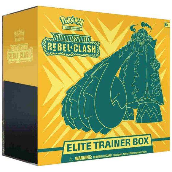 Pokemon TCG: Sword & Shield Rebel Clash Elite Trainer Box