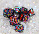 Poly Pride Flag - RPG Metal Dice Set