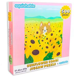 Puzzle: Squishables - Sunflower Corgi