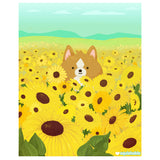Puzzle: Squishables - Sunflower Corgi