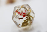 Red Koi Fish RPG Dice Set