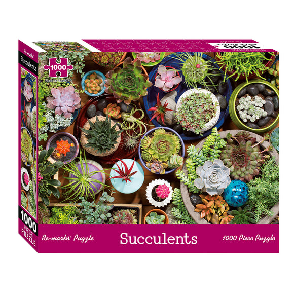 1000 piece puzzles succulents Puzzle: Succulents – Little Shop of Magic