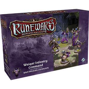 Runewars Miniatures Game: Waiqar Infantry Command Unit Expansion