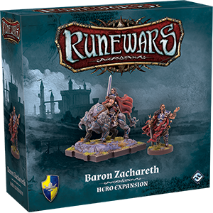 Runewars Miniatures Game: Baron Zachareth Hero Expansion