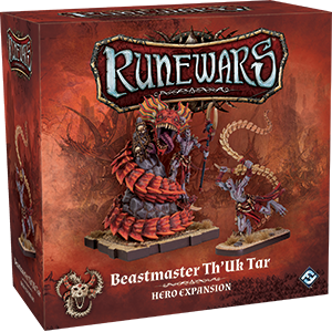 Runewars Miniatures Game: Beastmaster Th'Uk Tar Hero Expansion