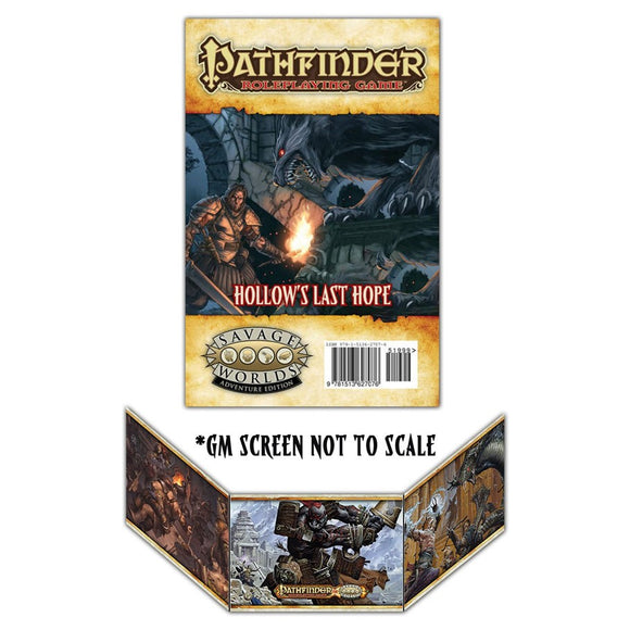 Pathfinder for Savage Worlds: GM Screen & Hollow's Last Hope