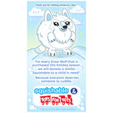 Squishable Snow Wolf for Charity (Mini)
