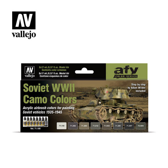 Model Air Set: Soviet WWII Camo Colors (8) by Adam Wilder