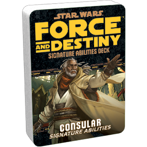 Star Wars: Force and Destiny: Consular Signature Abilities Deck
