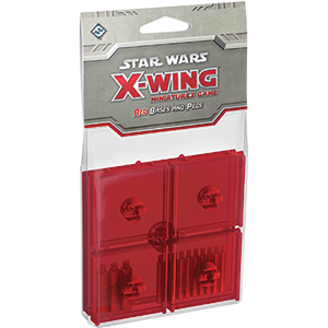 Star Wars X-Wing 1st Edition: Red Bases and Pegs